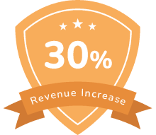 30% Revenue Increase Badge